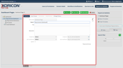 Create a Dashboard Page